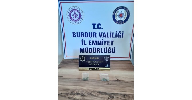 Burdur’da uyuşturucu operasyonu: 1 şahıs tutuklandı