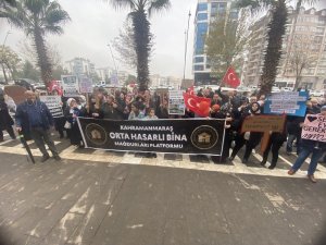 Kahramanmaraş’ta orta hasarlı bina sakinlerinden açıklama