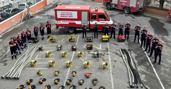 Burdur İtfaiyesi ani yağış ve su baskınlarına karşı teyakkuza geçti