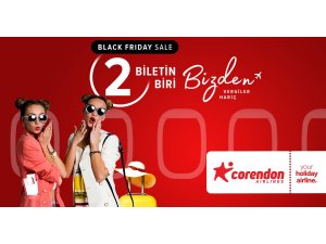 Corendon Airlines’te süper indirim haftası," 2 biletin, 1’i bizden”