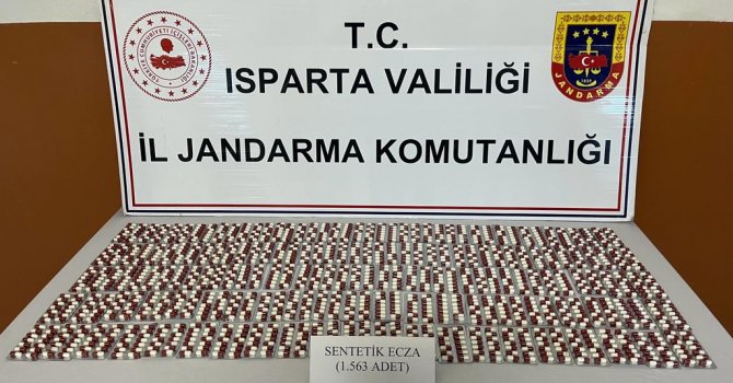 Isparta’da patates çuvallarının altına gizlenmiş bin 563 uyuşturucu madde ele geçirildi