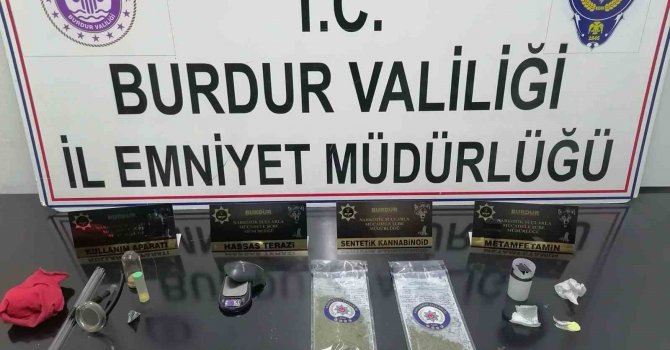 Burdur’da uyuşturucu operasyonu: 13 şahsa işlem yapıldı