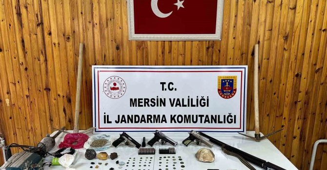 Mersin’de tarihi eser kaçakçılığı operasyonu: 3 gözaltı