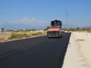 Kepez Santral’de ilk bloklar bitti asfalt çalışmalarına başlandı