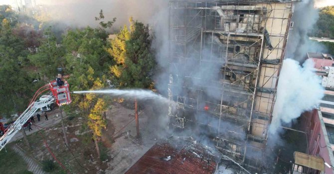 Adana’da hastane yangınında 2 küçük kız çocuğu gözaltına alındı