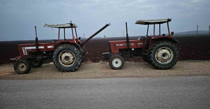 Çalınan iki traktör için 45 kilometrelik mesafede 100’den fazla kamera kaydı incelendi