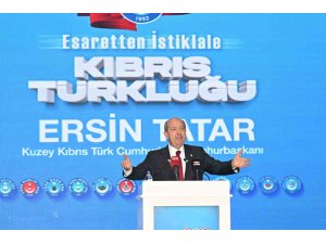 KKTC Cumhurbaşkanı Tatar:" Doğu Akdeniz’de bağımsız bir Türk devleti olan KKTC, anavatanıyla uyum içerisinde"