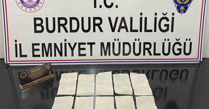 Burdur’da şüphe üzerine durdurulan araçta uyuşturucu çıktı, 2 şahıs tutuklandı