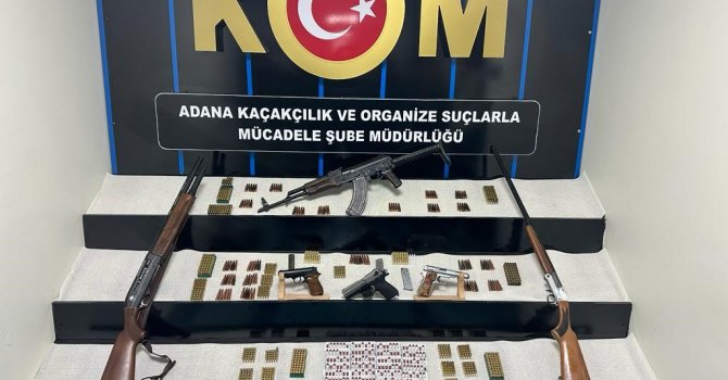 Adana’da silah ve mühimmat kaçakçılığı operasyonu: 1 tutuklama