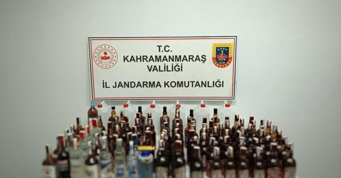 Kahramanmaraş’ta sahte içki operasyonuna 1 gözaltı