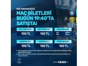 Adana Demirspor - MKE Ankaragücü maçının biletleri satışa çıkıyor