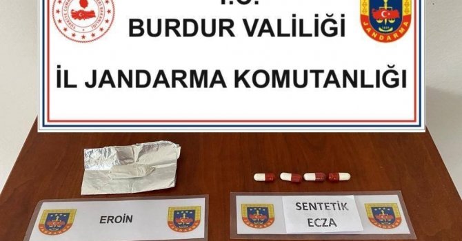 Burdur’da  uyuşturucu operasyonlarında 2 kişiye adli işlem yapıldı