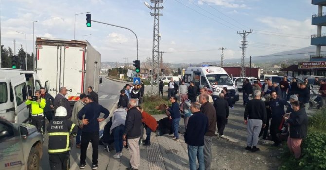 Hatay’da trafik kazası:3 kişi yaralı