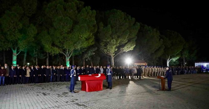 Evinde ölü bulunan Kaymakam Coşkun için tören düzenlendi