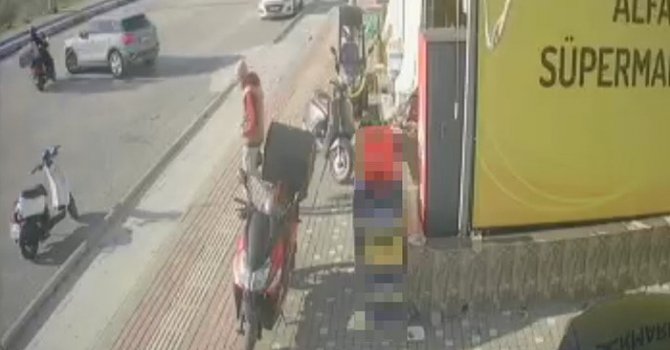 ’U’ dönüşü motosiklet sürücüsünün yaralanmasıyla sonuçlandı