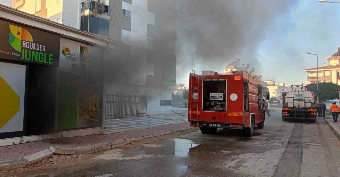 Soba karşısında kurumaya bırakılan süngerler yangına sebep oldu