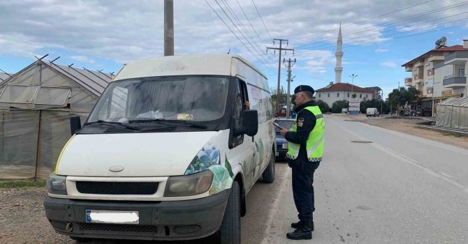 Alanya’da 17 araç trafikten men edildi