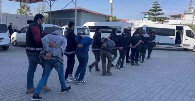 İskenderun’da 7 şüpheli şahıs yakalandı