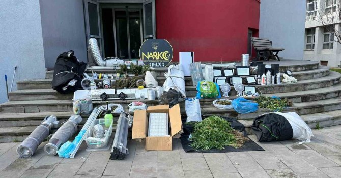 Adana’da narkotik polisleri 10 kilo bonzai ele geçirdi