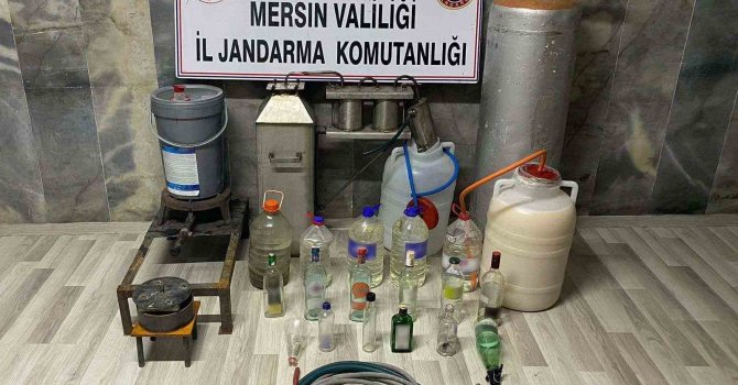 Mersin’de sahte içki operasyonu: 7 gözaltı