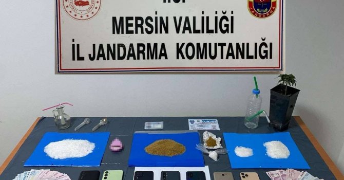 Mersin’de uyuşturucu operasyonu: 4 tutuklama