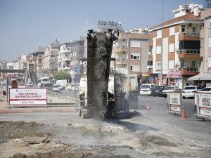 Büyükşehir’den Kepez’de kavşak düzenlemesi