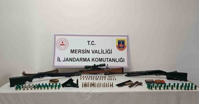 Mersin’de silah kaçakçılığı operasyonu: 1 gözaltı