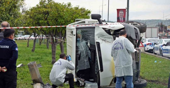 Ceza infaz koruma aracı devrildi: 1 ölü, 1 yaralı