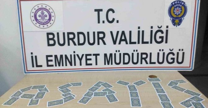 Burdur’da kumar operasyonu: 4 kişiye işlem yapıldı