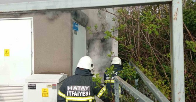 Hatay’da trafo yangını söndürüldü