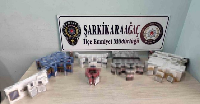 Isparta’da 261 paket kaçak sigara ele geçirildi