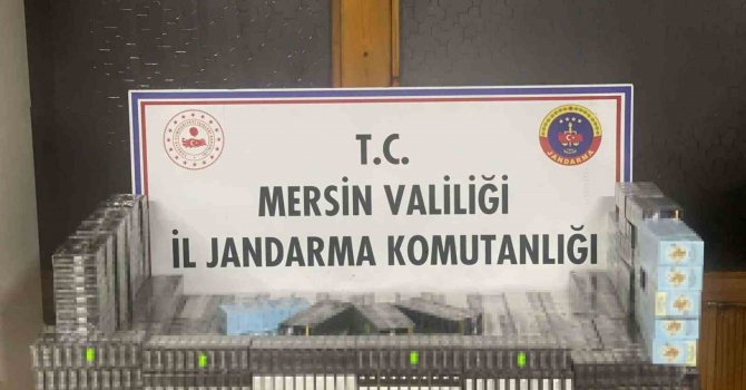 Mersin’de kaçak sigara ile mücadele: 2 gözaltı