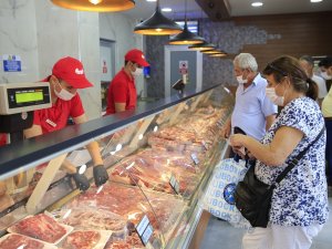 Halk Et’in dördüncü mağazası Serik’te hizmete girdi