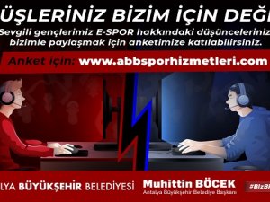 Büyükşehir Belediyesi e-spor çalışmalarına başladı