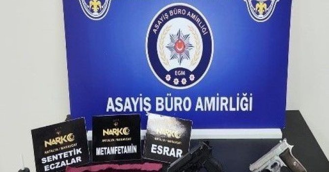 Manavgat’ta suç ve suçlularla mücadele operasyonunda 12 şüpheli yakalandı