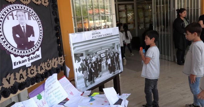 Trafik kazasında hayatını kaybeden okul müdürü gözyaşları arasında anıldı