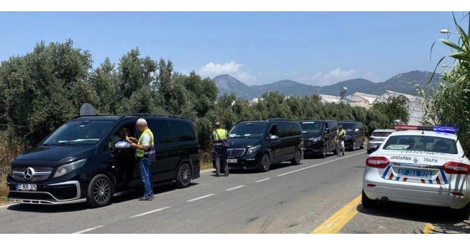 Gazipaşa’da korsan taşımacılık denetlendi