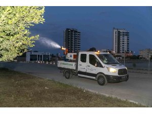 Mersin’de haşere ve larva gündüz, uçkun ilaçlaması ise gece yapılıyor