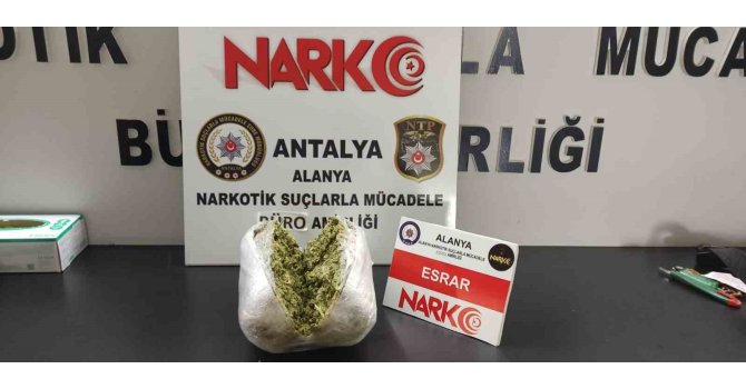 Alanya’da narkotik operasyonu: 3 kilo uyuşturucu madde ele geçirildi