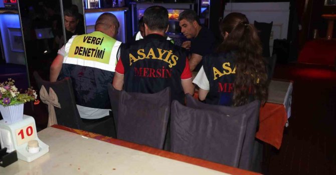 Mersin’de iş yerlerine denetimde aranan şahıs yakalandı