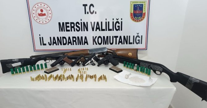 Mersin’de silah kaçakçılığı operasyonu: 7 gözaltı