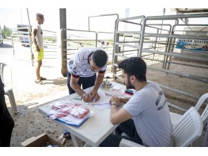 Vatandaşlar, mobil kesim üniteleri ve mezbahalardan ücretsiz faydalandı