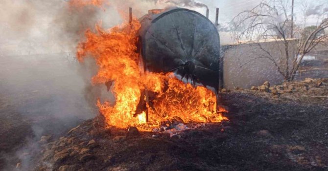 Burdur’da yarım saat içerisinde çıkan 5 yangında 60 dekar arazi yandı