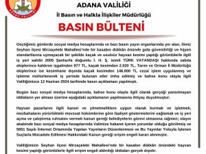 Adana Valiliği: "Kasapla ilgili gerekli cezalar uygulandı"