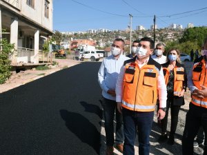 Erenköy’de asfalt tamam sırada doğal gaz var