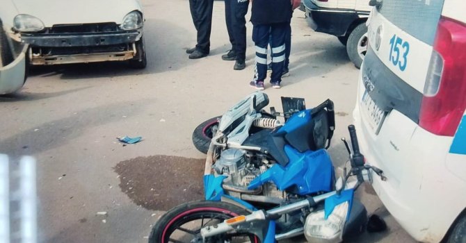 Isparta’da otomobil ile motosiklet çarpıştı: 1 yaralı