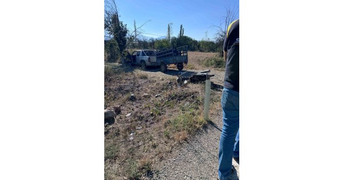 Burdur’da otomobil ile çarpışan motosikletli çocuk yaralandı