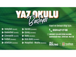 Tarsus’ta ’Yaz Okulu’ kursları başladı