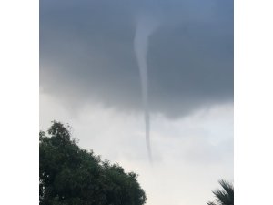 Hatay’da Akdeniz semalarında hortum