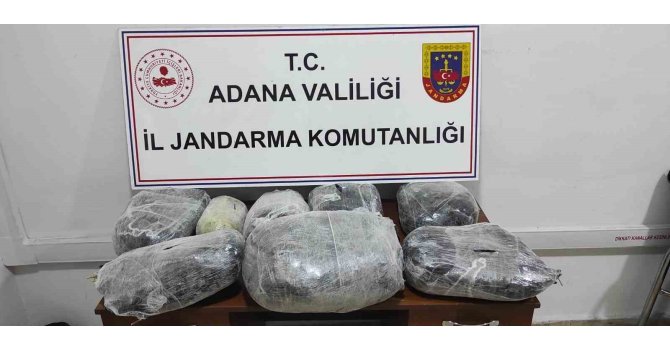 Adana’da 24 kilo 850 gram esrar ele geçirildi